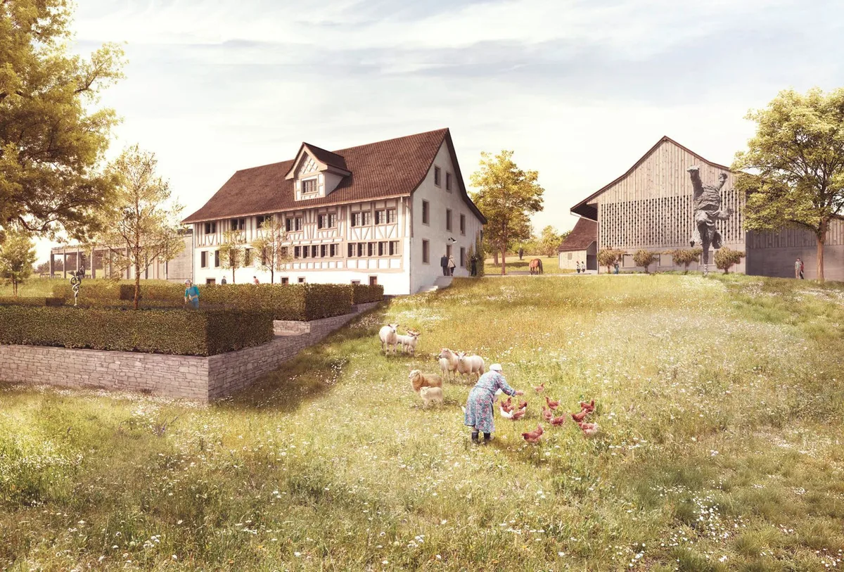 Diese Visualisierung versprach 2016 noch grosse Veränderungen. Visualisierung Restaurant Waldhof Guldenen